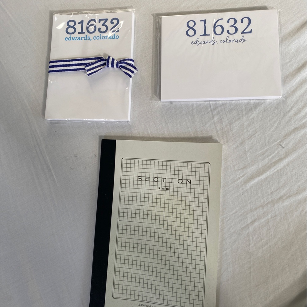 ⭐️Donovan Designs⭐️mini and Ditte notepad and Japanese bound squares booklet